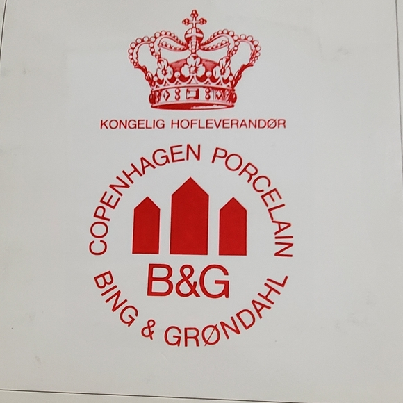 B&G COPENHAGEN 1973 CHRISTMAS PLATE COLLECTION.  BLUE AND WHITE WITH BOX. - Picture 4 of 5